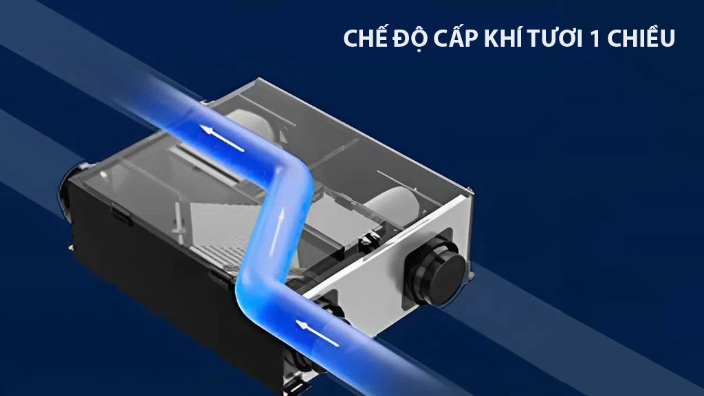 Chế độ cấp khí tươi 1 chiều