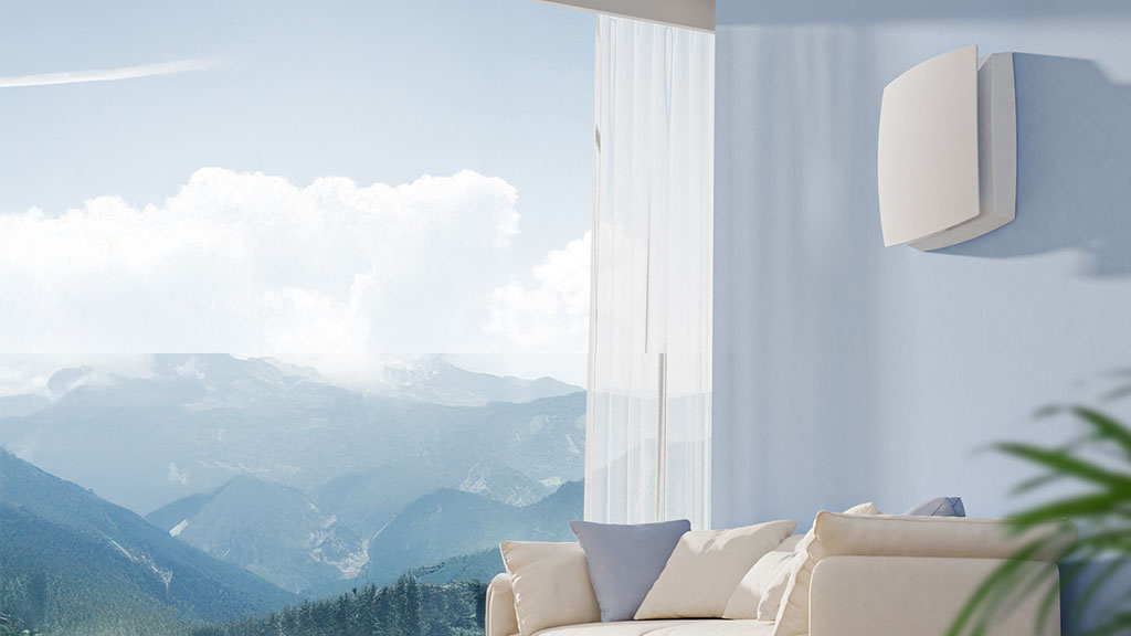 Lắp máy cấp khí tươi âm tường Nefa AirPro tại phòng khách