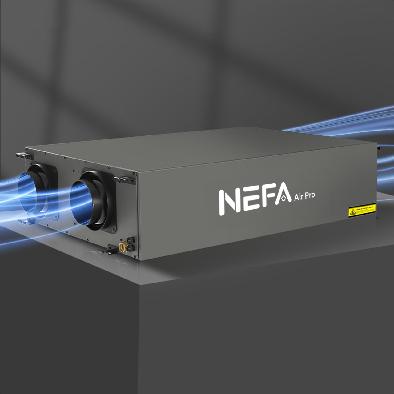 Máy cấp khí tươi hai chiều hồi nhiệt hút ẩm khử nồm cửa ngang Nefa AirPro NF-VXX-TH-S