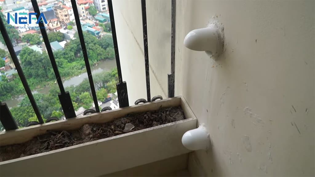 Lắp máy cấp khí tươi treo tường chuyên nghiệp với NEFA AirPro.