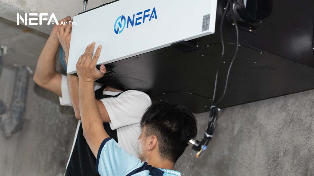 Hướng dẫn lắp đặt máy cấp khí tươi chuyên nghiệp, đúng quy chuẩn.