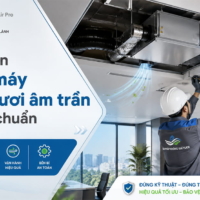 Hướng dẫn lắp đặt máy cấp khí tươi âm trần theo tiêu chuẩn