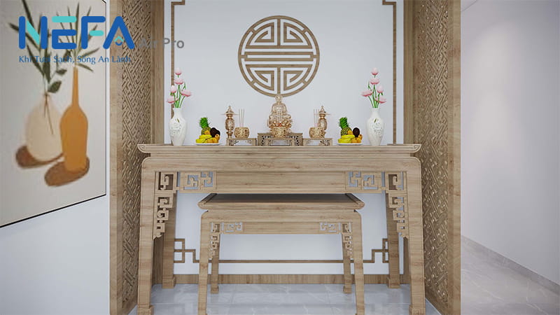 Tham khảo các phương pháp hút mùi thông gió phòng thờ 6 Nguyên tắc thông gió phòng thờ bạn cần biết.