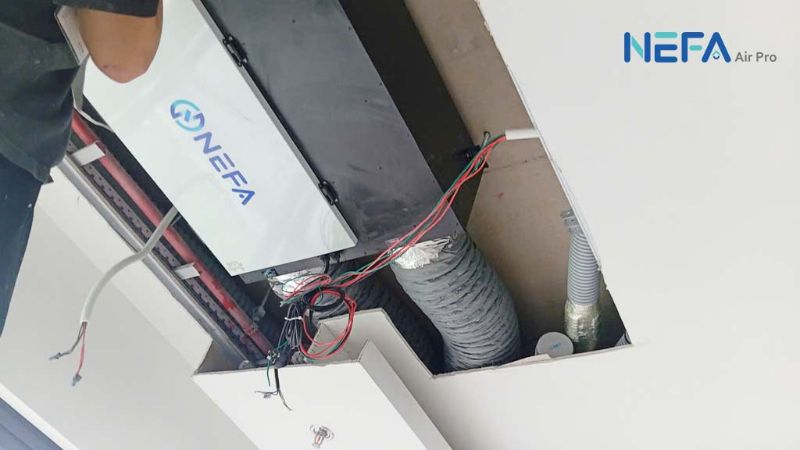 NEFA AirPro là đơn vị cung cấp, tư vấn thiết kế và thi công hệ thống HRV trọn gói.