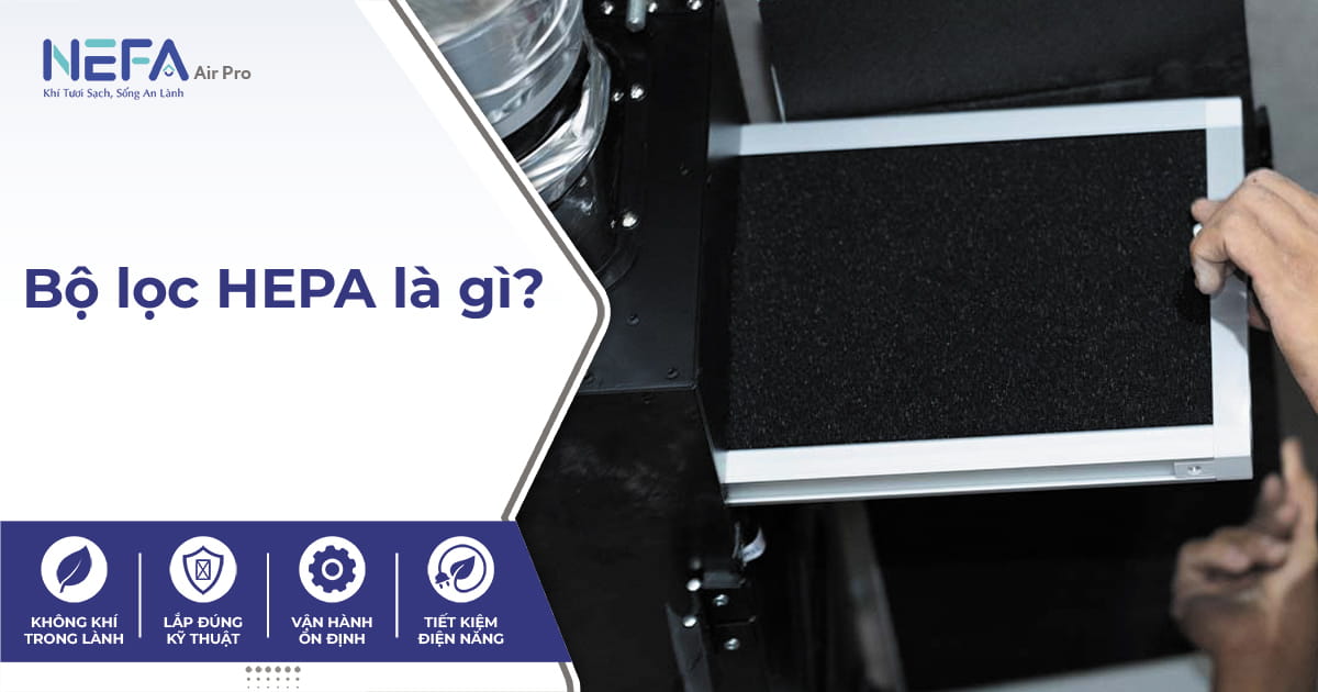 Bộ lọc HEPA là gì? Thành phần cấu tạo và cách lọc bụi mịn PM2.5.
